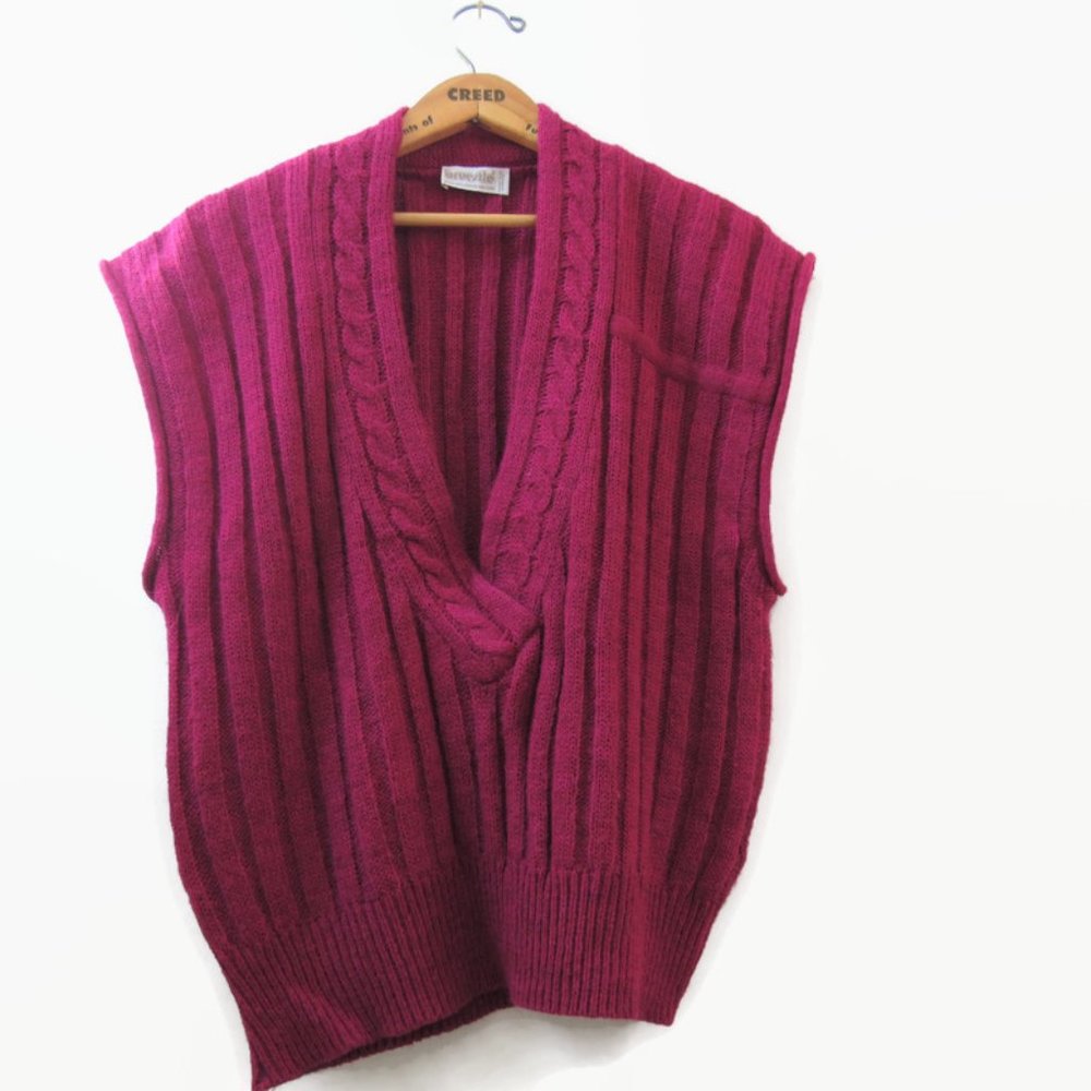 Vintage Alpaca Cashmere Sweater Vest made in West Germany